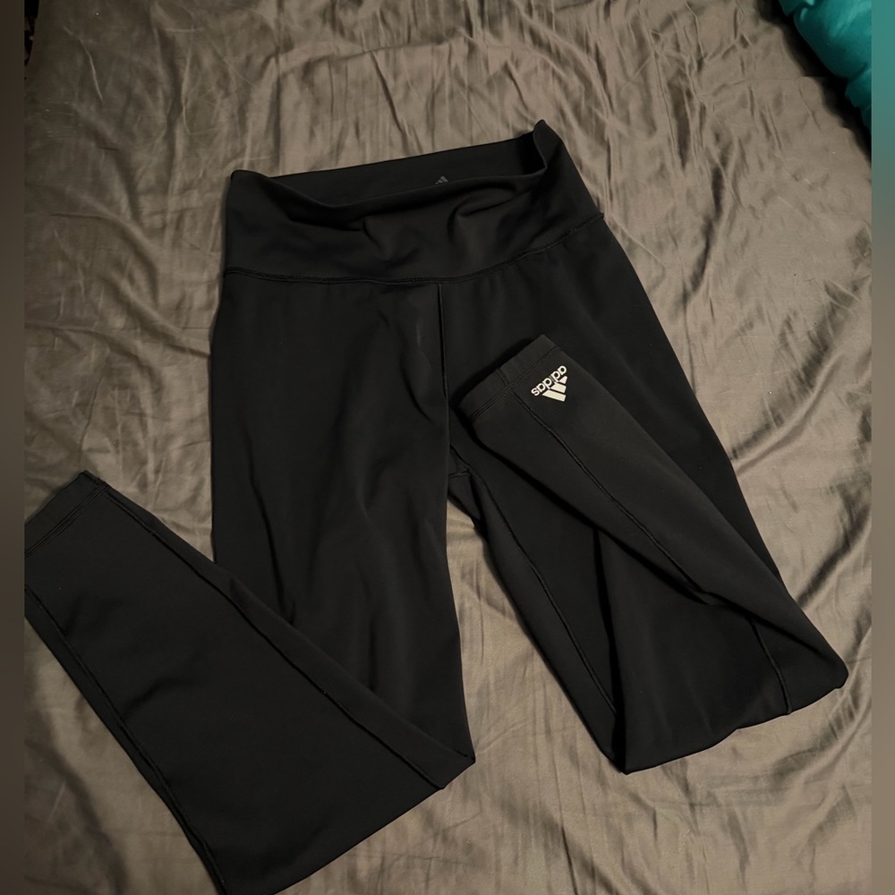 Adidas high compression leggings- black size M